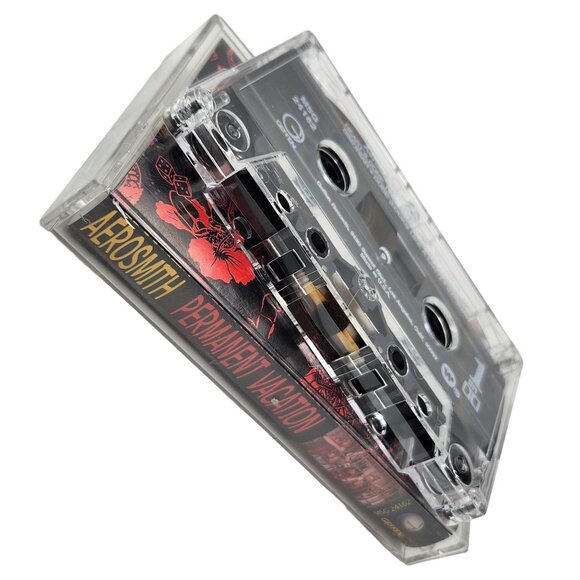 Aerosmith Permanent Vacation Cassette 1987 Geffen Records M5G 24162 - Picture 3 of 3
